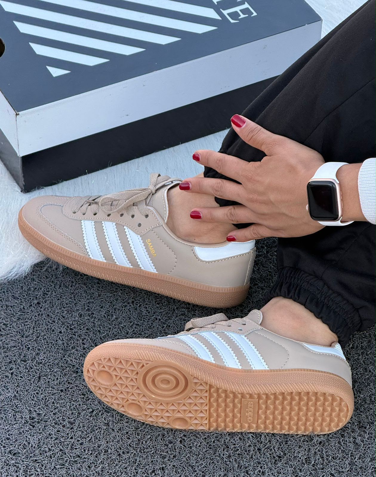 Tenis Adidas Samba Beige